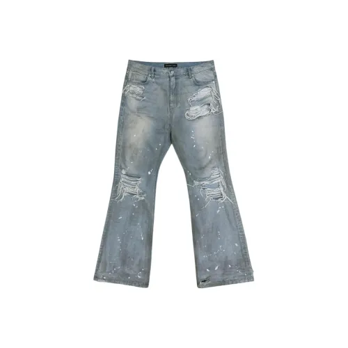GRAILZ SS25 PROJECT G R SS25 Коллекция 6 Новый THROW Спина Коллекция Джинсы Унисекс