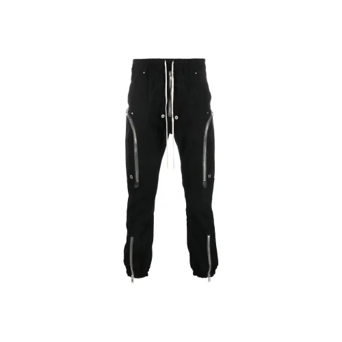RICK OWENS совместный бренд Черные мужские вязаные тренировочные брюки
