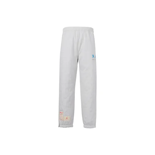 JORDAN X UNION Серые Мужские Вязаные Тренировочные Штаны