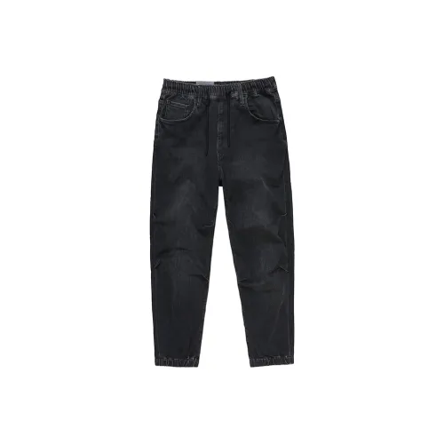 ABLE JEANS Винтажные вымытые черные мужские джинсы