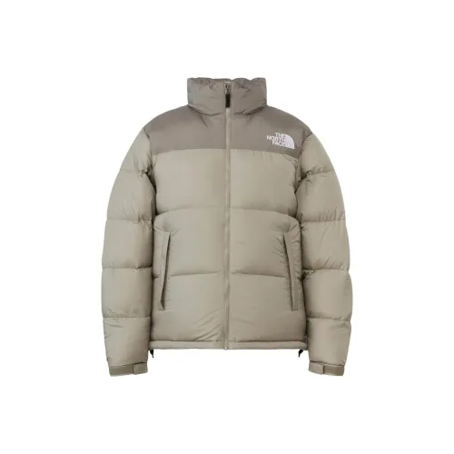 THE NORTH FACE Nuptse FW24 CC Cavern GREY X Clay GREY Down Jacket Unisex Brown Grey