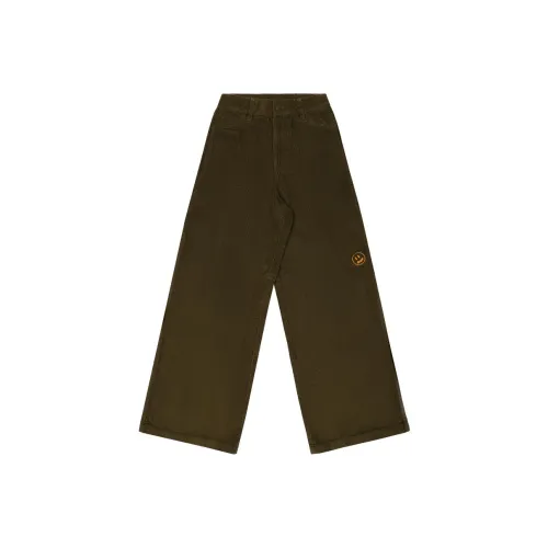 Drew House Smiley Collection Оливково-зеленые Унисекс Брюки карго