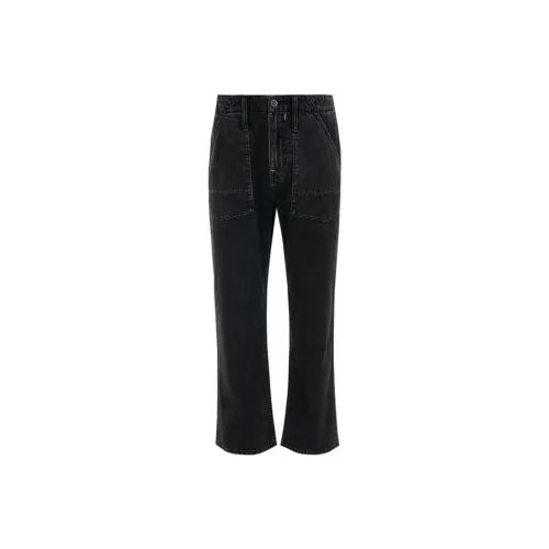 CAT Black Men's Jeans КАТ Черные Мужские Джинсы