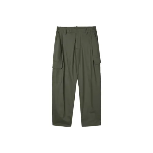 CROQUIS 333 Серый бамбуковый зеленый Унисекс Брюки карго