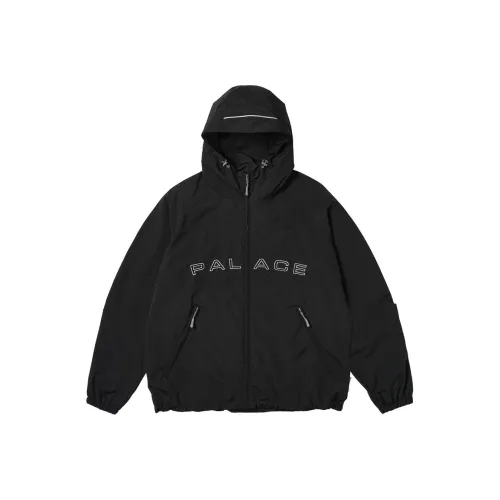 PALACE SS24 Arc Shell с капюшоном Куртка Spider Web Куртки и Пальто Унисекс Черный