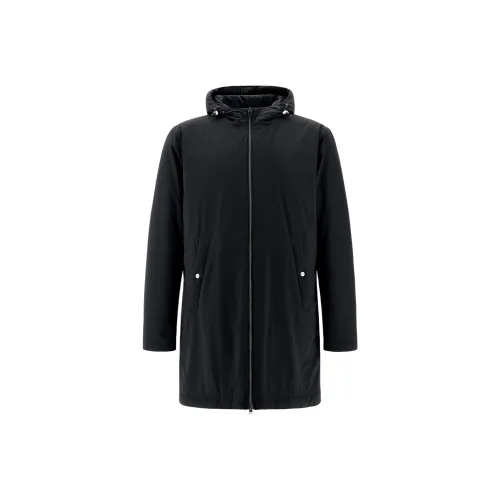 HERNO Пуховик Мужской Темно-синий