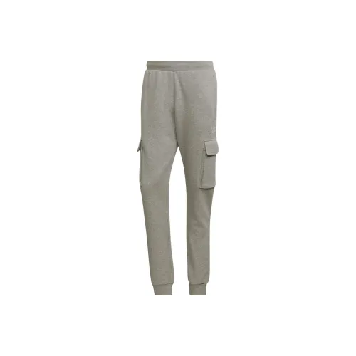 Adidas Originals EssentialESSENTIALS C P Вязаные Тренировочные Штаны Мужские Светло-Серые