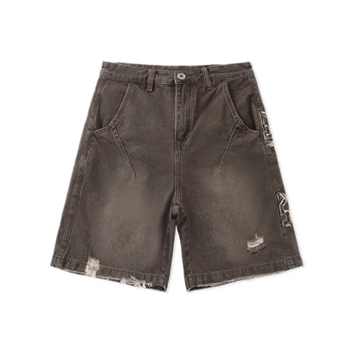 LAMLICKA Темно-кофейные унисекс джинсы