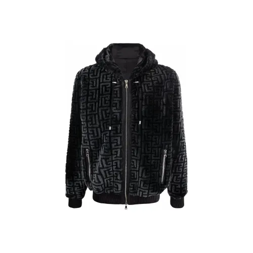 BALMAIN Черный Мужской Товары из меха