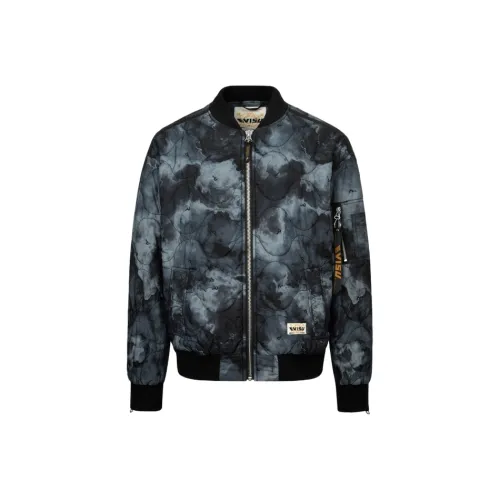 EVISU Черный с принтом, мужские пуховики
