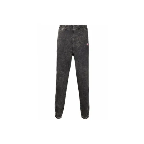 DIESEL Черные Унисекс Вязаные Спортивные Брюки