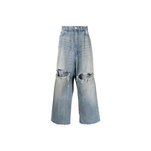 Balenciaga SS22 Джинсы Регулярного кроя Мужские Синие