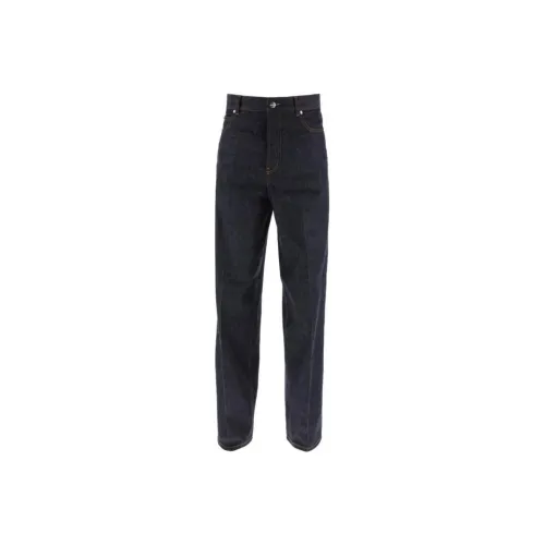Ferragamo Blue Men's Jeans Феррагамо Синий Мужские Джинсы