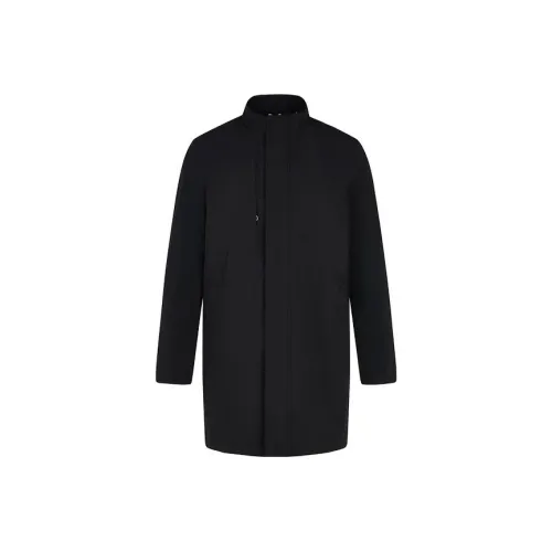 HAZZYS Темно-синий Синий Мужской Тренч