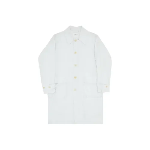 Helmut Lang Белый Мужской Тренч