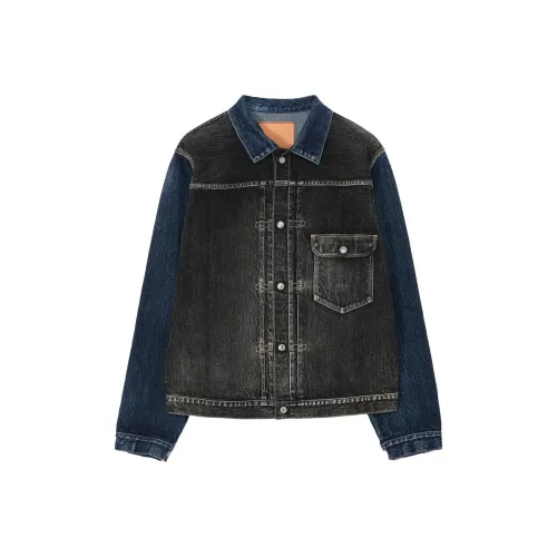 Yohji Yamamoto Pour Homme FW24 Куртки и Пальто Мужской Черный Индиго