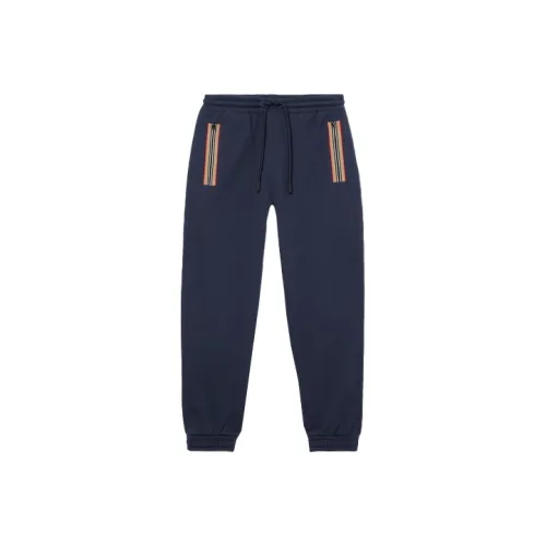 Burberry Вязаные спортивные брюки мужские цвет морской синий