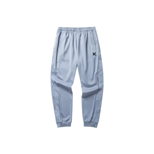 Anta Basketball Collection Серые Мужские Вязаные Тренировочные Штаны