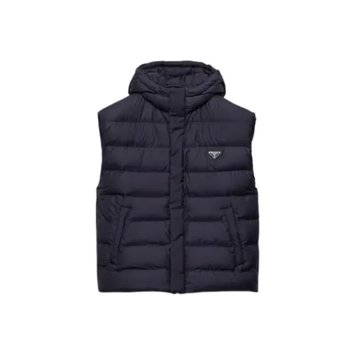 PRADA SS24 Down Jacket Men's Dark Blue