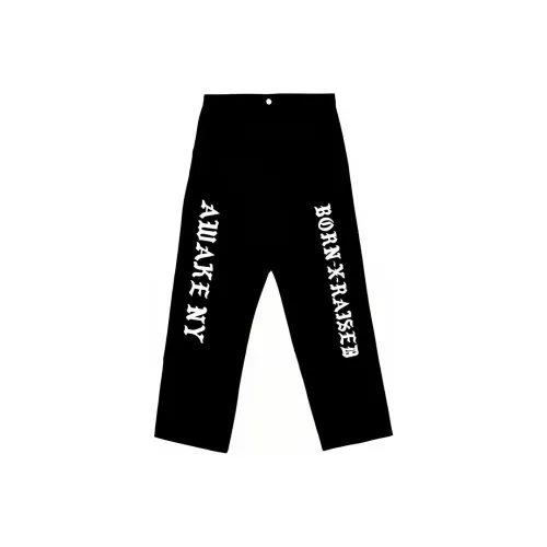 Carhartt WIP Awake Ny X Bornxraised Tripartite Collection Повседневные брюки Мужской Черный