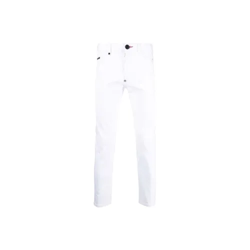 PHILIPP PLEIN Белый Мужской Джинсы