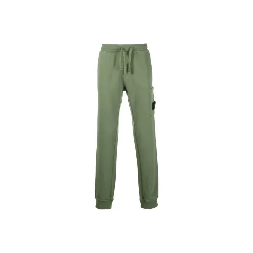 STONE ISLAND Матча Зеленый Мужские Вязаные Спортивные Штаны