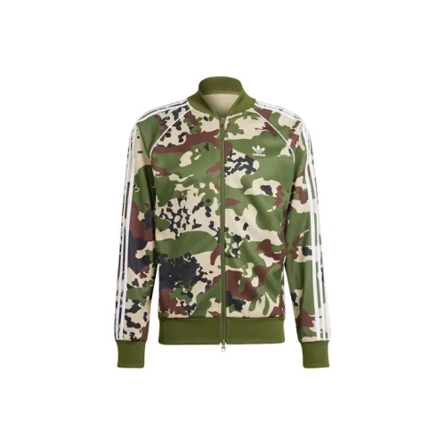 Adidas Originals CAMO SSTR TRACK TOP Куртки Пальто Мужской Wild Pine