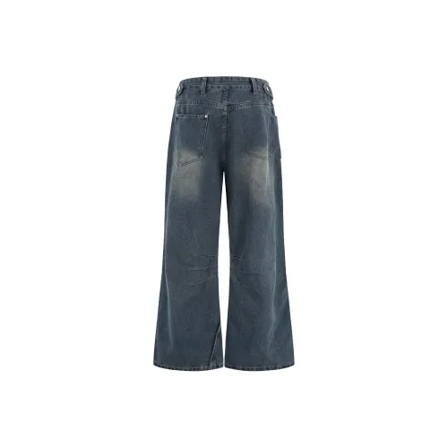 YEARNED Синие Унисекс Джинсы