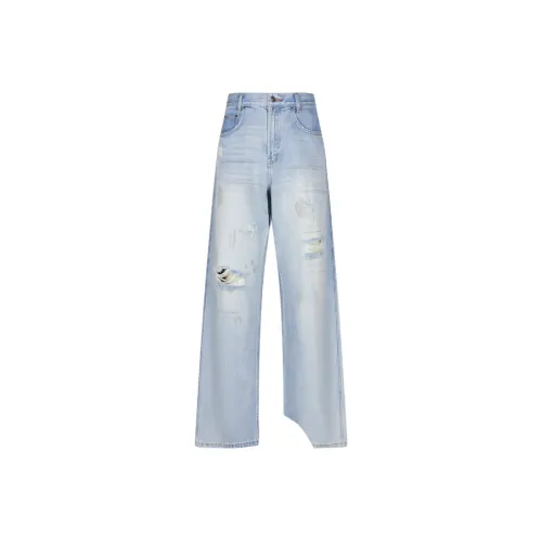 CROQUIS Джинсы Мужские Темно-Синий Деним