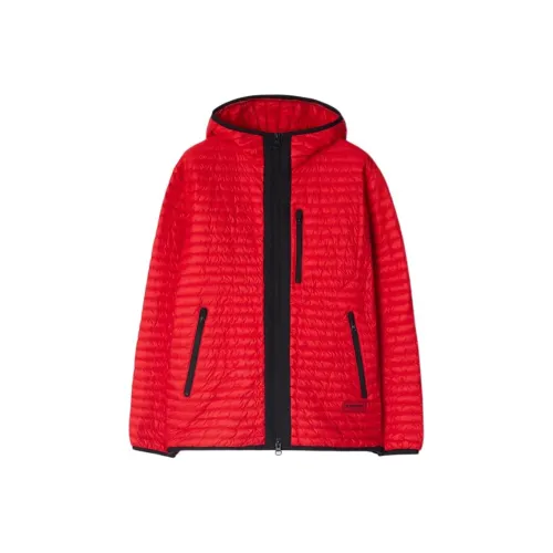 Burberry Красный Мужской Пуховик