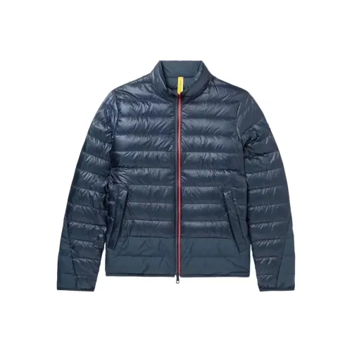 MONCLER Синий Мужской Пуховик