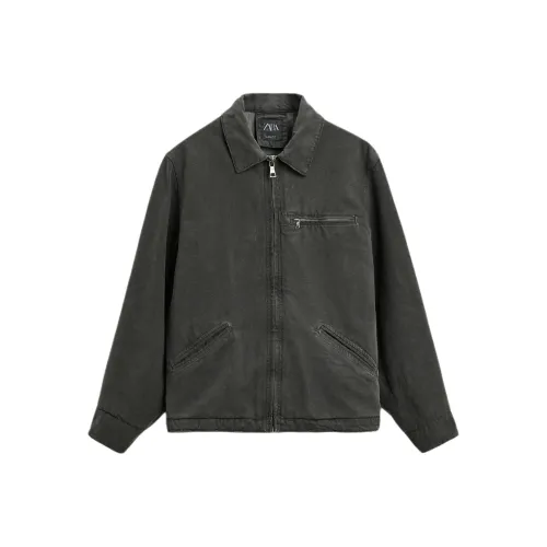 ZARA Collaboration Куртки и Пальто Мужской Темно-Коричневый