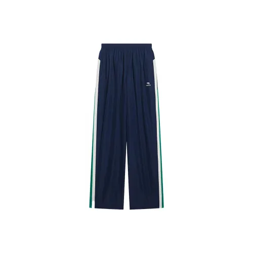 Balenciaga Вязаные Спортивные Штаны Свободного Кроя Мужские Синие