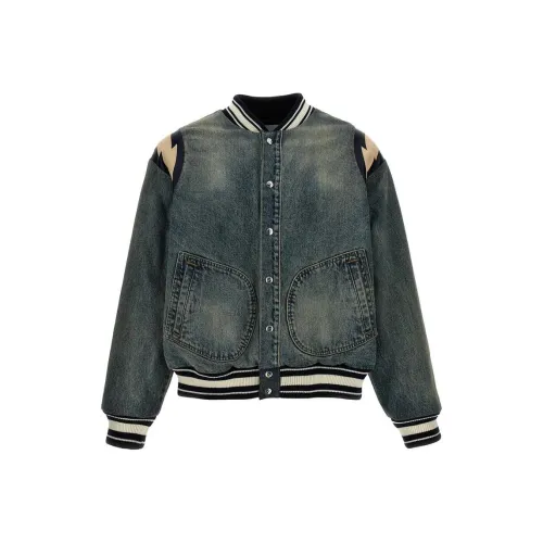 RHUDE SS24 Куртки Пальто Мужской Синий