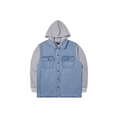 New Era College Renewal Series Джинсовый синий Унисекс Куртки