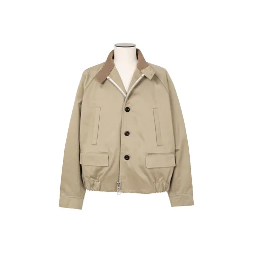 Sacai совместный бренд Светлый Умбра Мужские Куртки
