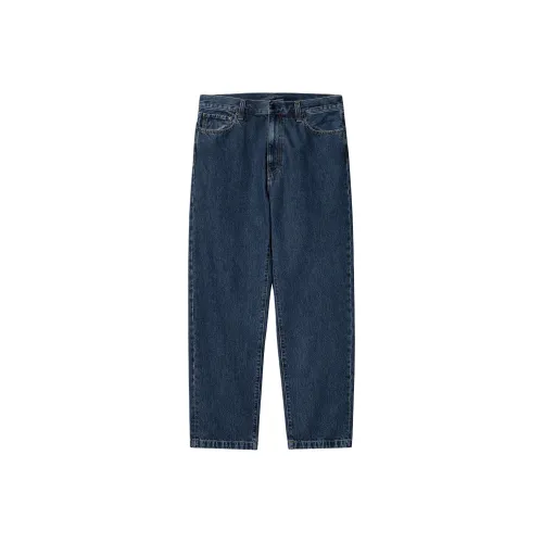 Carhartt WIP FW24 Aaron Брюки Джинсы Мужской Синий