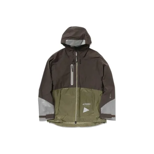 And Wander x adidas TERREX Куртки и Пальто Мужской Хаки