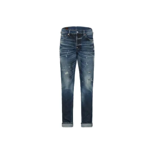 EVISU Джинсовый Синий Мужские Джинсы