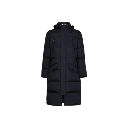 HERNO Черный Мужской Пуховик