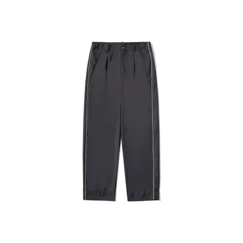 AMONSTER x Little Monster Amun Прямые Брюки Повседневные Брюки Унисекс Темно-Серый