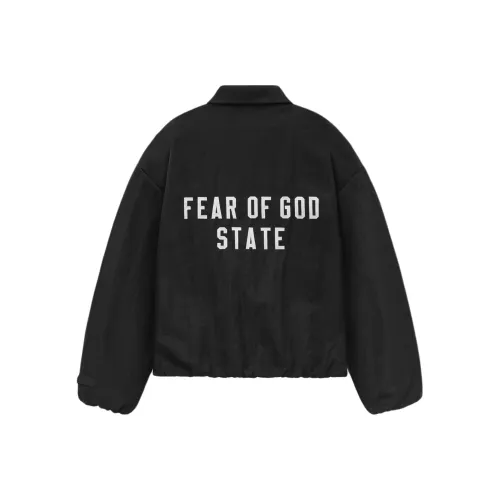 Fear of God ESSENTIALS Fall24 BACK TO SCHOOL Series Обсидиан Черный/Черный Мужские Куртки