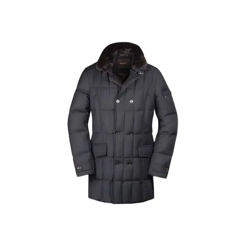 Moorer Куртки и Пальто Мужской Угольный Серый