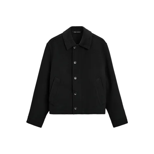 ZARA Куртки и Пальто Мужской Черный