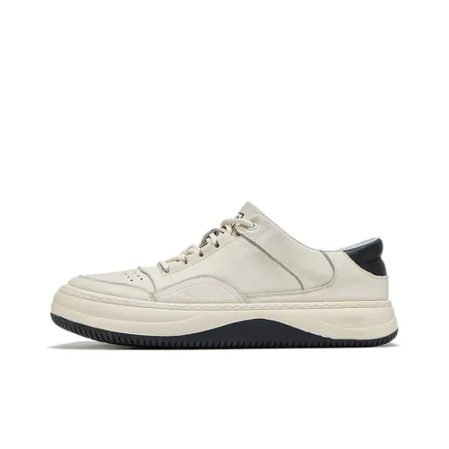 SENJIALUO Скейтборд Кроссовки Низкие Белые Мужские