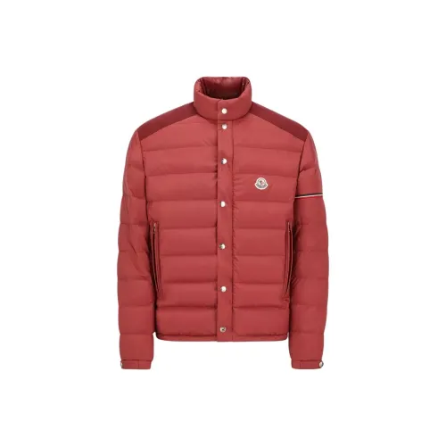 Moncler Красный Мужской Пуховик