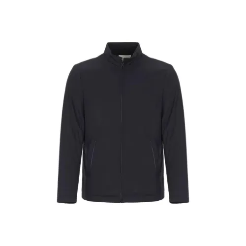 BRAUN BUFFEL Пуховик Мужской Темно-синий