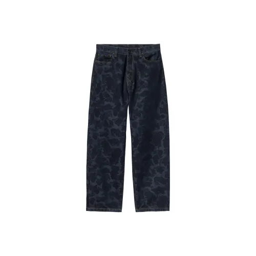 Carhartt WIP FW24 Утка Landon Брюки Джинсы Унисекс Синий