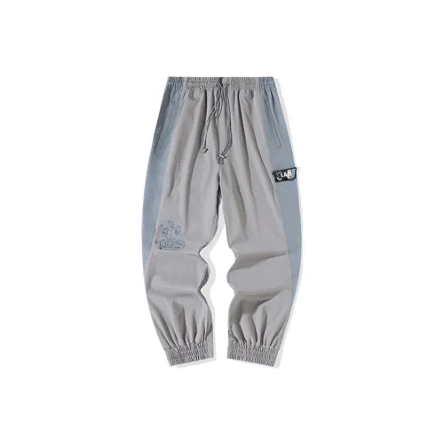 LAMLICKA Повседневные брюки Унисекс Серый