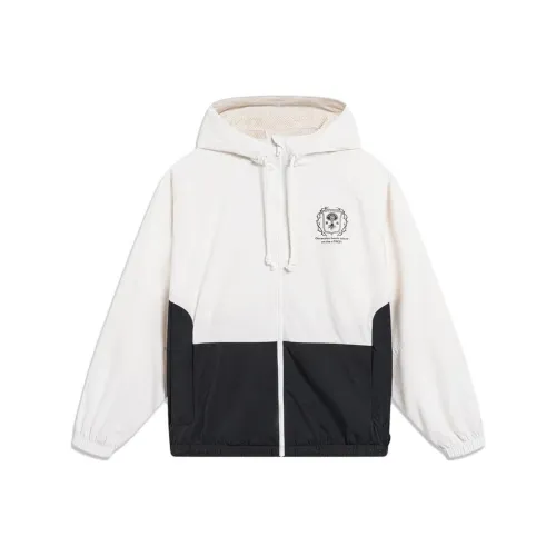 LINING Badfive Тренчкот Мужской Айвори Черный